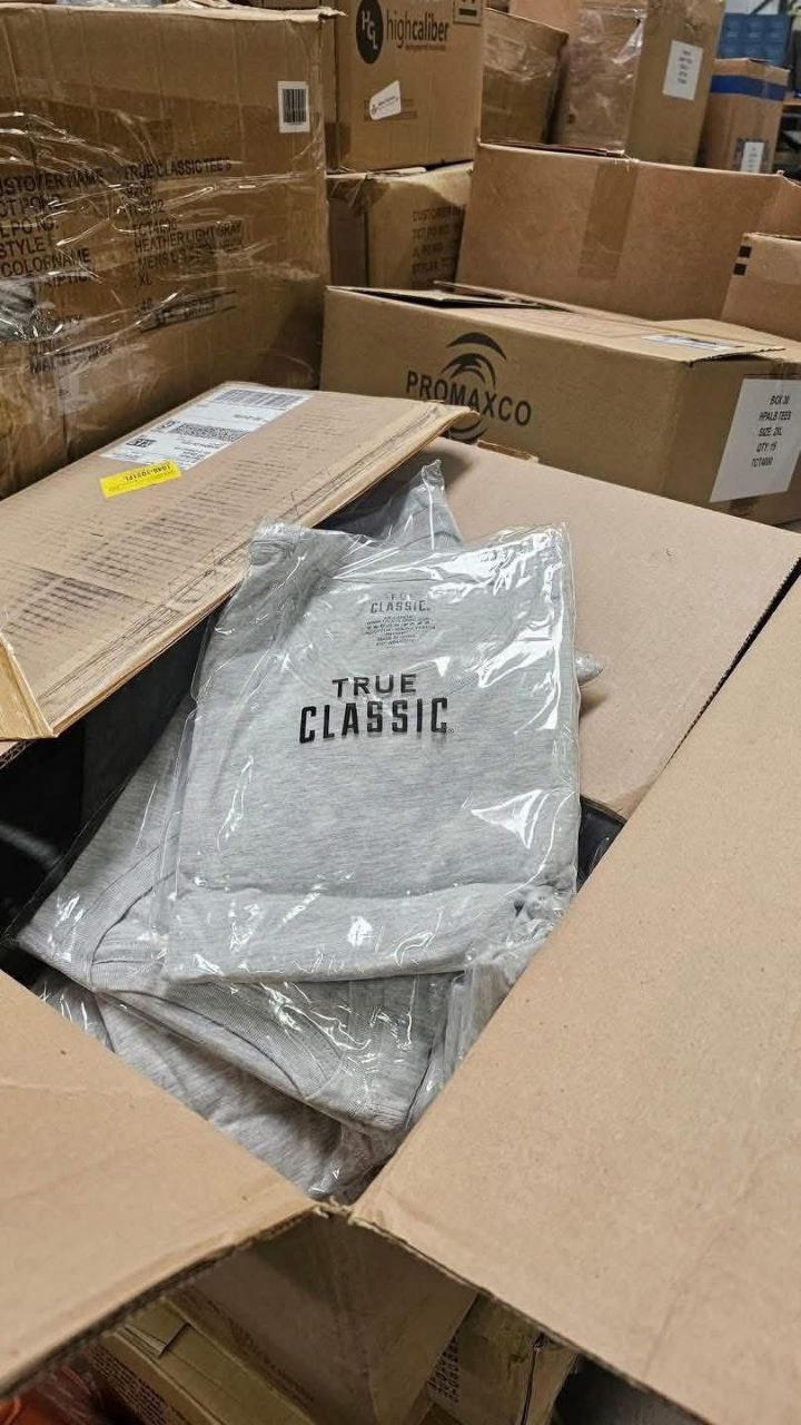 True Classic Clothing Pallets