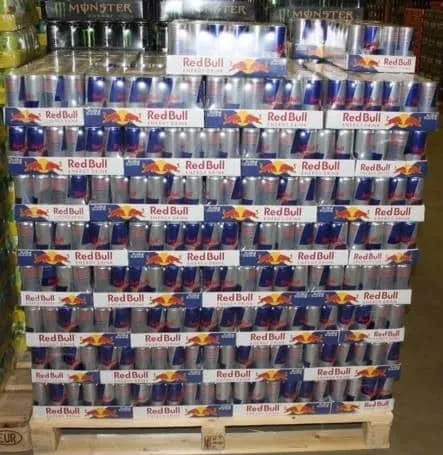 energy drink pallet